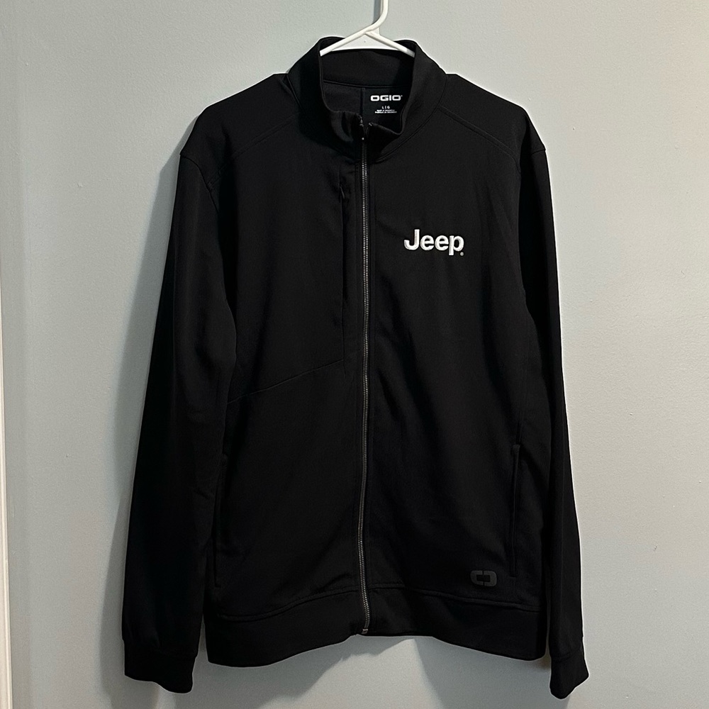 Jeep black track jacket